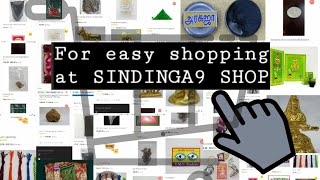 சிந்திங்க ஆன்லைனில் பொருள் வாங்கும் முறை How to shop at Sindinga9 online shop [upl. by Ellirpa638]