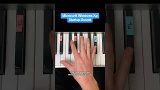 Windows Xp Start Up Sounds Still Hits 💯 piano easypiano [upl. by Enoval]