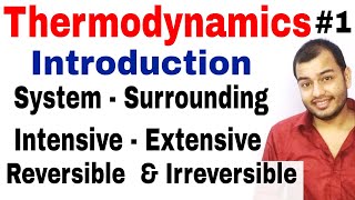 Class 11 Chapter 6  Thermodynamics Introduction  Reversible and Irreversible Process IIT JEE NEET [upl. by Malone170]