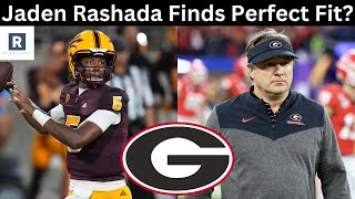 Jaden Rashada Commits To Georgia  Perfect Fit  Georgia Football Transfer Portal News [upl. by Dougy]