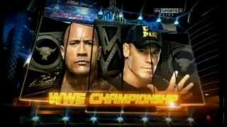 WWE Wrestlemania29 Promo The Rock vs John Cena quotLetters From The Skyquot [upl. by Asseral]