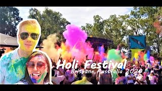 Holi Festival in Brisbane AUSTRALIA 2020 [upl. by Puto]