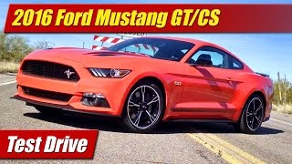 2016 Ford Mustang GT California Special Test Drive [upl. by Anes]