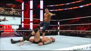 WWE ROYAL RUMBLE 2014 JOHN CENA VS RANDY ORTON [upl. by Nidroj]