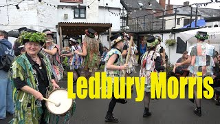 Ledbury Morris dance at Bromyard Folk Festival 2024 [upl. by Holle785]