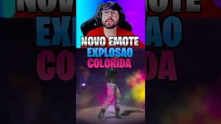 NOVO EMOTE EXPLOSÃO COLORIDA AMANHÃ NO FREE FIRE [upl. by Doro]