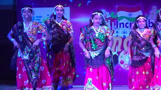 Dholida Garba Dance performance  Greenergy School  Gathering 202223 [upl. by Chally]