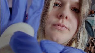 ASMR  Ear Cleaning With Tools Gloves Mouth Sounds [upl. by Metzgar384]