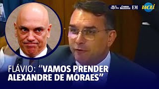 Flávio Bolsonaro critica Moraes após operação sobre golpe [upl. by Alfred320]