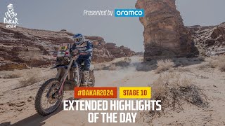 Extended highlights of Stage 10 presented by Aramco  Dakar2024 [upl. by Mariya]