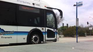 Foothill Transit  Silver Streak at Montclair Transcenter 4272014  F1608 [upl. by Augustine557]