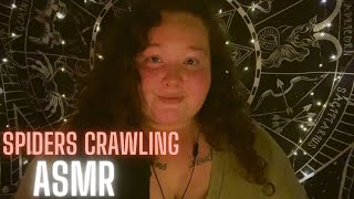 ASMR  SPIDERS CRAWLING UP YOUR BACK MIC TRIGGERS AND MOUTH SOUNDS [upl. by Reggie]