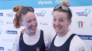 Winner Interviews  2023 World Rowing Cup II Varese Italy [upl. by Ramma]