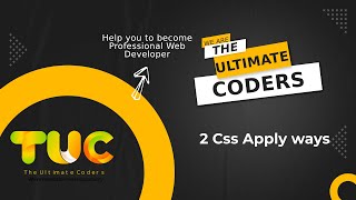 2 CSS Apply ways [upl. by Retsub]