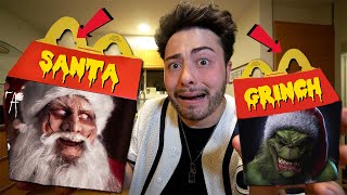 DO NOT ORDER SANTA CLAUS AND GRINCH HAPPY MEAL AT 3 AM GROSS [upl. by Leirbag]