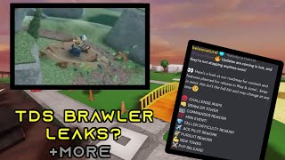 Tds Brawler Leaks More Roblox tds [upl. by Enajharas]