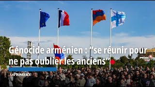 Génocide arménien  quotse réunir pour ne pas oublier nos anciensquot [upl. by Churchill]