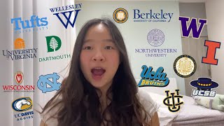 INTERNATIONAL STUDENT COLLEGE DECISION REACTIONS  UCs Top 10s Public Ivies 15 schools [upl. by Ayim110]