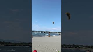 Kitesurfing Ada Bojana adabojana kitesurfing [upl. by Yddor]