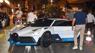 PRINCE of QATAR visits Monaco in his Exclusive 10M€ Bugatti Divo Carspotting 2024 [upl. by Chow]