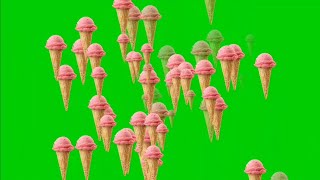 Ice cream🍦 green screen animation effects  chroma key [upl. by Aniat]