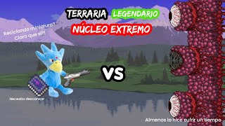 MAGO VS MURO DE CARNE  Sueño carne  Terraria Legendario Núcleo Extremo [upl. by Claretta]