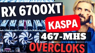 MEJORES OVERCLOCKS PARA LAS RX 6700XT KASPA MINING DESCUBRELO AQUI [upl. by Weiler334]