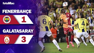 Fenerbahçe 13 Galatasaray I Maç Özeti I Trendyol Süper Ligin 6Hafta Maçı galatasaray fenerbahçe [upl. by Aitercal]