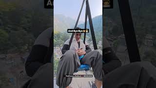 Scad Jump In Rishikesh bungee bungeejumping jumping adventure trending viral bungy shorts [upl. by Ansaev893]