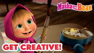 Masha and the Bear 2024  🎨 Get Creative 😍 Best episodes cartoon collection 🎬 [upl. by Anelram]