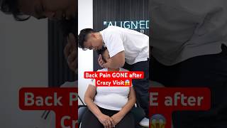 Back Pain GONE after Crazy Visit😱funny shorts backpain neckpain [upl. by Lemaj]