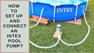 How To Set Up An Intex Pool Pump And How To Vent The System [upl. by Wat777]