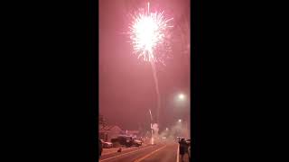 Waipahu Hawaii New Years fireworks midnight 2022 to 2023 [upl. by Dwan]