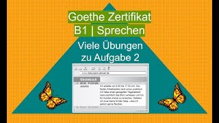 Goethe Zertifikat B1 Schreiben  Aufgabe 2 [upl. by Anelet995]