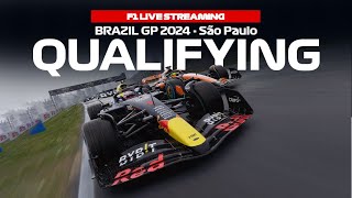 LIVE F1 Data Brazil GP 2024 Interlagos São Paulo Qualifying  Formula 1 Commentary [upl. by Ecadnak159]