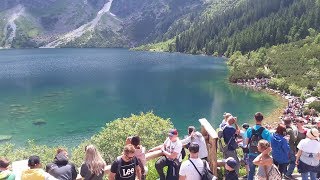 Morskie Oko  Tłumy ludzi nad Morskim Okiem [upl. by Onida]