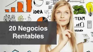 20 Negocios Rentables en México [upl. by Tilagram]