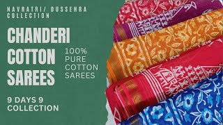 chanderi cotton sarees with price cotton sarees online shopping pure cotton sarees collection [upl. by Ariaic182]