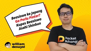 Beasiswa ke Jepang Ga Perlu Pinter Kupas Beasiswa Asahi Shinbun [upl. by Zoi]