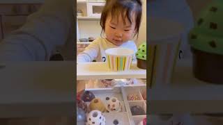 Adorable toddler opens up her own ice cream shop [upl. by Anirbys267]