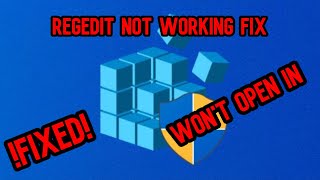 How to Fix Regedit  Registry Editor Not Working Fix Windows 10 RegEdit Not Working Fix [upl. by Lamberto]