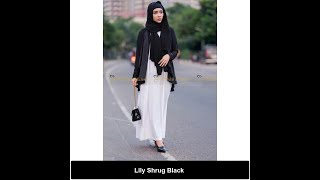 Lily Shrug Black  Modest Collection [upl. by Ehrman314]