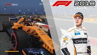 F1 2018  GAMEPLAY MCLAREN STOFFEL VANDOORNE Bahrain  25 RACE  FR PS4 HD [upl. by Adnerak713]