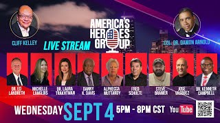 Americas Heroes Group  Live Show  Wednesday September 4 2024 [upl. by Yawnoc455]