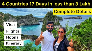 How Did We Travel To 4 Countries in 17 Days Southeast Asia Trip on a Budget  Multi Country Travel [upl. by Yaral59]