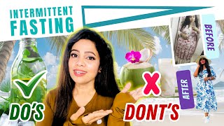 10 Dos amp Donts of Intermittent Fasting for Best Results  By Sasha Saju  Wow me  Tamil [upl. by Alliscirp]