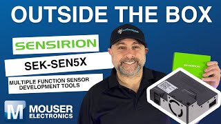 Sensirion SEKSEN5x Evaluation Kit Outside the Box  Mouser Electronics [upl. by Adner647]