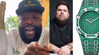 Rick Ross RESPONDS To 3M FAKE Watch EXPOSING By SPECIALIST Collecter “PIGLET YOU ON MY… [upl. by Parfitt]