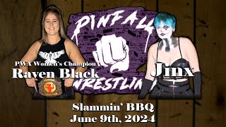 Pinfall Wrestling FULL MATCH  PWA Women’s Championship Raven Black c vs Jinx [upl. by Merna]