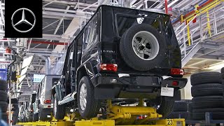 Mercedes GClass Production Magna Steyr Factory Austria [upl. by Kirshbaum695]